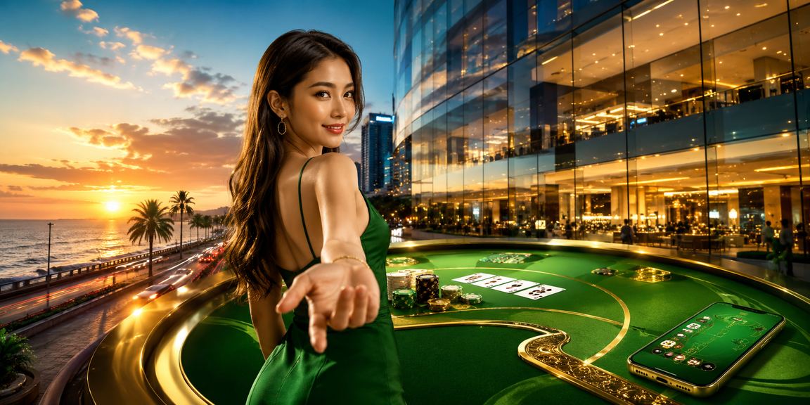 Permainan baccarat kasino bergaya Melayu di Kuantan Malaysia